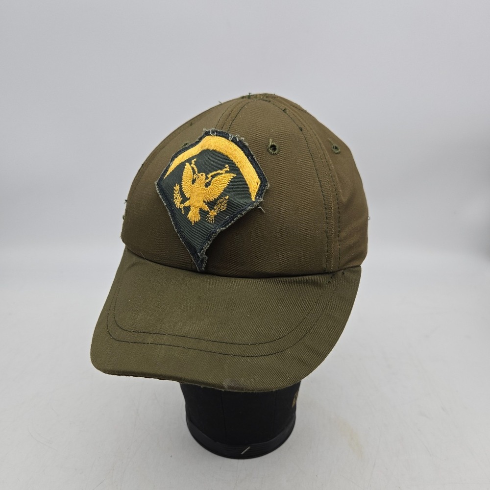 Vintage US Army Field Cap Hat OG-106 Green 1965 Vietnam Era Specialist Sz 6‎ 3/4
